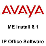 Avaya IP Office R8.1 ME Install DVD