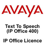 Avaya IP Office Licence - IP400 Avaya Text to Speech (TTS) 1 User