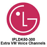 LG IPLDK50-300 VCEUE Extra VMIBE Voice Channels