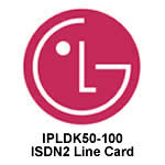 LG IPLDK50/100 BRIBE 2 ch ISDN2 Line Card LG IPLDK50/100 BRIBE 2 ch ISDN2 Line Card
