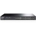 TP-LINK JetStream TL-SG3424P 24-Port Gigabit L2 Managed PoE Switch with 4 Combo SFP Slots