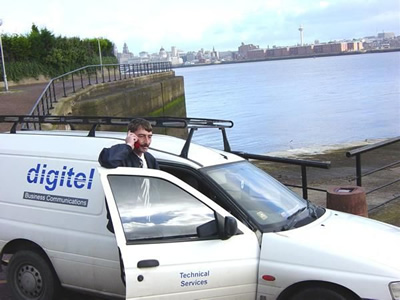 An Installation Supervisor out in the field.